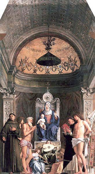 Giovanni Bellini San Giobbe Altarpiece oil painting image